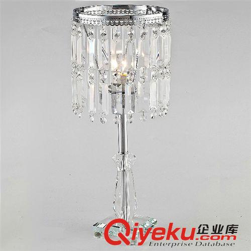 中山厂家批发水晶台灯简约现代床头灯酒店工程台灯工作阅读灯具饰