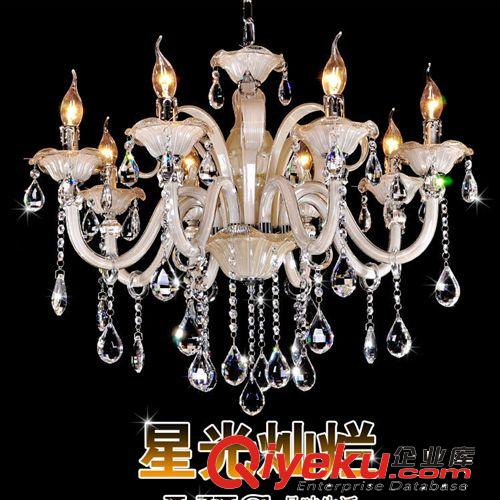 吊灯 欧式蜡烛水晶灯 客厅吊灯 餐厅水晶灯酒店工程吊灯具灯饰