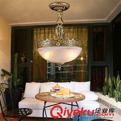 欧式仿古吊灯 LED餐厅灯饰 客房玻璃吊灯灯具801-TX2