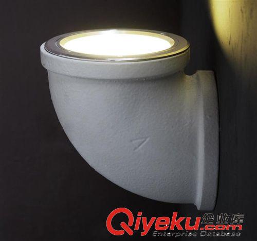 阳台楼梯灯过道美式乡村复古工业风LED大水管壁灯