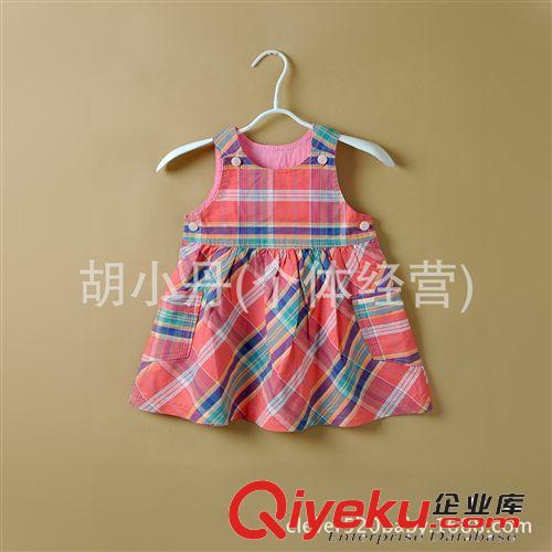 2014.8.26新品 外贸原单 女童宝宝牛仔连衣裙 童装批发 新品印花 两色入2-5岁