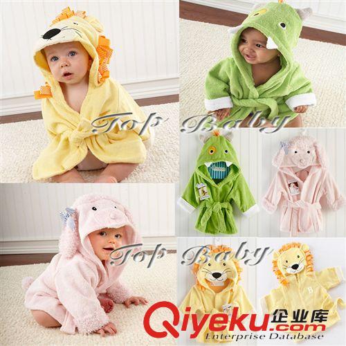 大牌品牌区 2014 TOPBABY 新款浴袍 婴幼儿童动物造型吸水浴巾披风睡袍