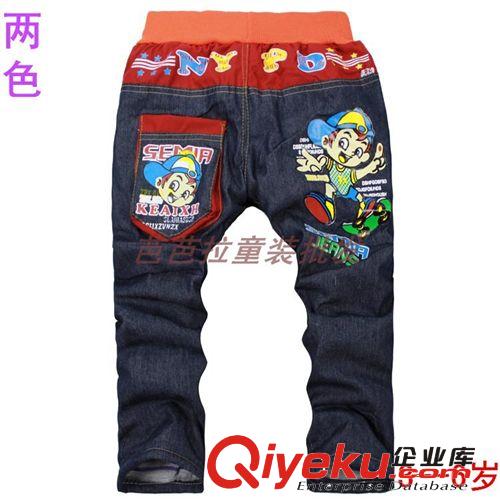 特价跑量 冬款童棉裤 韩版儿童牛仔裤 中小童仿牛仔棉裤 厂家特价跑量批发