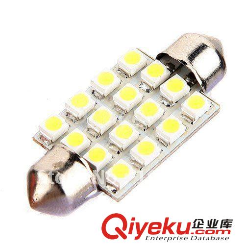 厂家直销高亮双尖42mm 1210 16smd汽车led阅读灯 车内灯 牌照灯