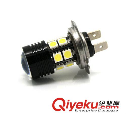 供应H7汽车雾灯 CREE(5W)+12smd(5050)大功率LED聚光+散光 防雾灯