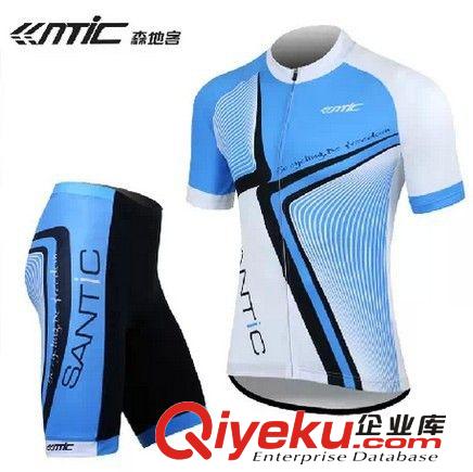 Santic/森地客 夏款 MCT018  骑行服短袖套装 男夏季骑行短裤