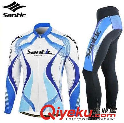 森地客新品自行车服骑行服长袖套装男秋骑行长裤山地装备 MCT024B