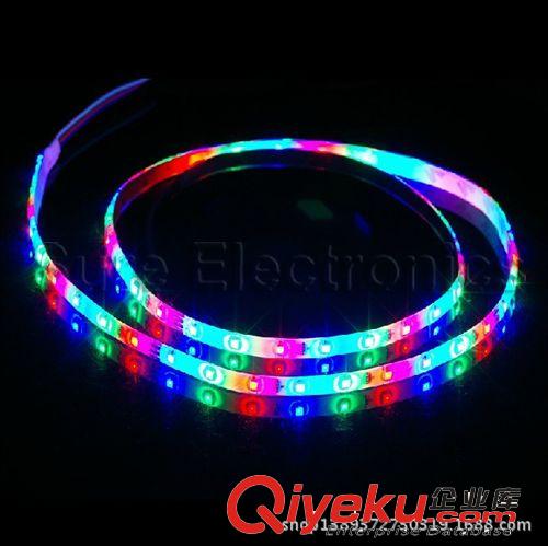 12V 3528 LED灯条 RGB 七彩 软灯条 跑马灯 灯带  5m 防水