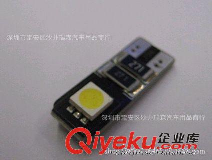 厂家直销刀锋 LED示宽灯 带解码 耐高温 t10-5050-2SMD 牌照灯