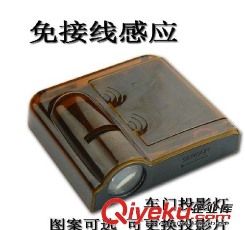 无线无损 免打孔可换菲林高清cree汽车通用迎宾灯 投影灯 镭射灯