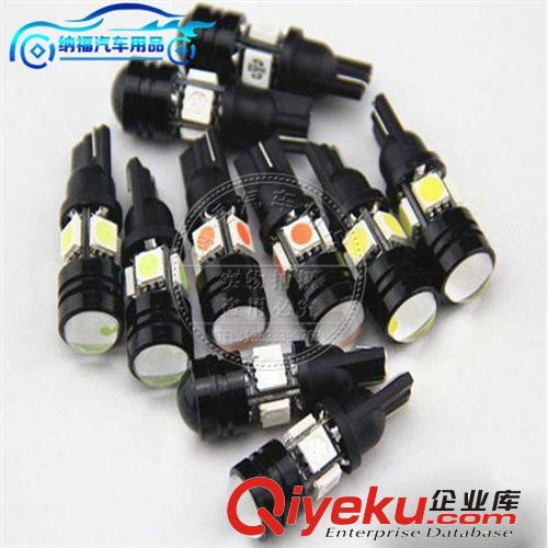 汽车LED示宽灯 超亮 冰蓝带透镜led示宽灯改装小灯 T10/W5W