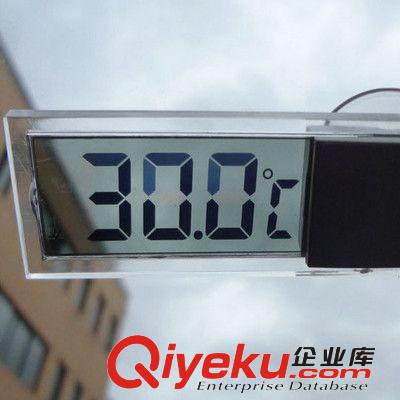 供应批发透明吸盘式 液晶温度计 车内室内温度计汽车用品 可家用