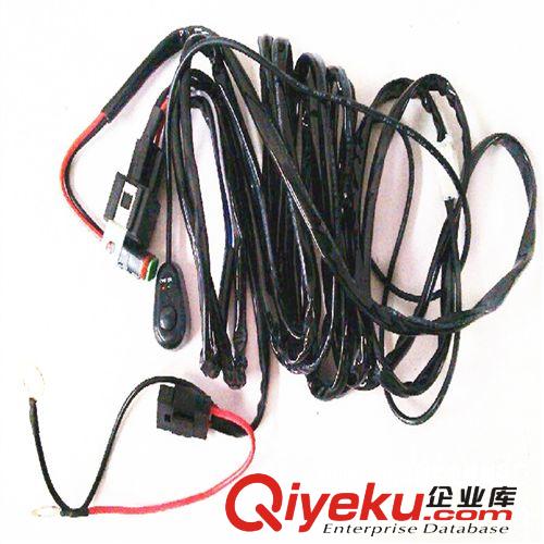 单开关组继电器LED车顶灯雾灯改装汽车控制保险线辅助大功率线组