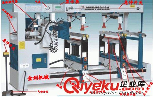 木工钻孔类 厂家直销木工机械钻床MZB73213A三排钻木工排钻排钻床 三排钻