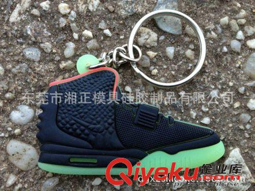 钥匙圈 耐克球鞋造型软胶pvc钥匙链 软pvc nike air jordan 球鞋钥匙挂链