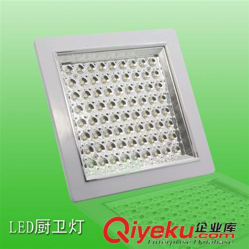 微亮照明LED筒灯 方形led厨卫灯12W家装嵌入式厨房灯 浴室卫浴灯楼梯吸顶灯300暗装