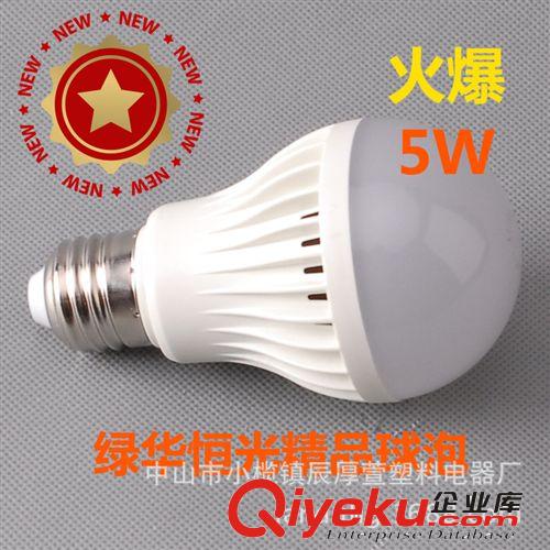 LED球泡灯 LED塑料球泡 5W 自主研发模具 {dywe}款式