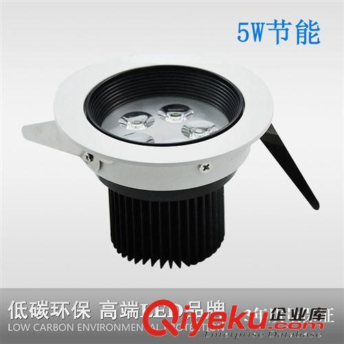 LED 天花灯 极浦LED天花灯5W7W 客厅走廊玄关LED射灯