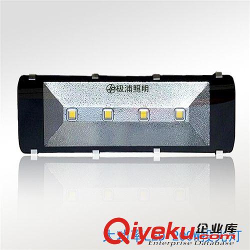 LED 投光灯/工矿灯 亏本赚人气供应极浦LED投光灯200W 四头LED集成户外照明广告灯