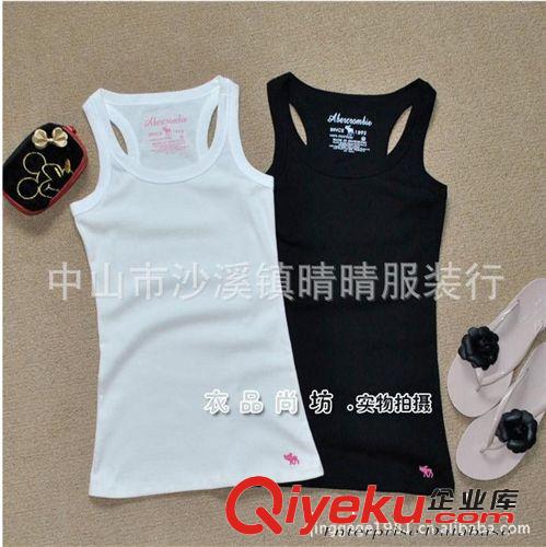 夏季背心短裤 2014年夏季女装工字背心小鹿仔AF打底潮牌厂家批发