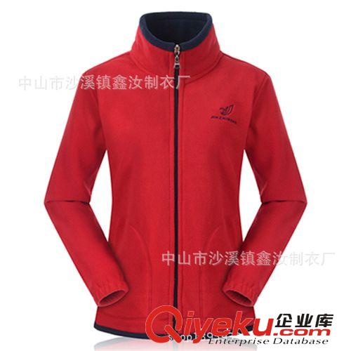 女装拉连装 厂定制女装秋冬热销新品　女装简约摇粒绒立领拉链装