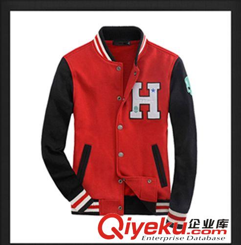 男装有帽装 定制男款外贸新品　韩版修身热销产品　男士纯棉立领棒球服