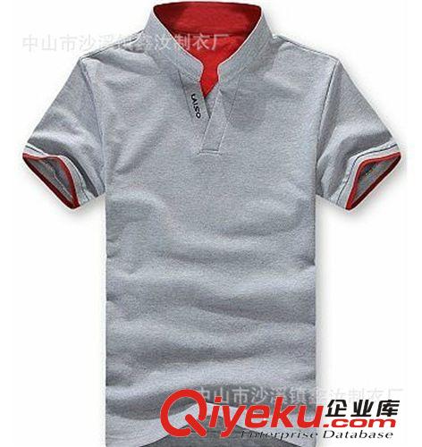 男装POLO装 厂家定制男装POLO装新品  韩版合体热销产品　男士立领短袖T恤