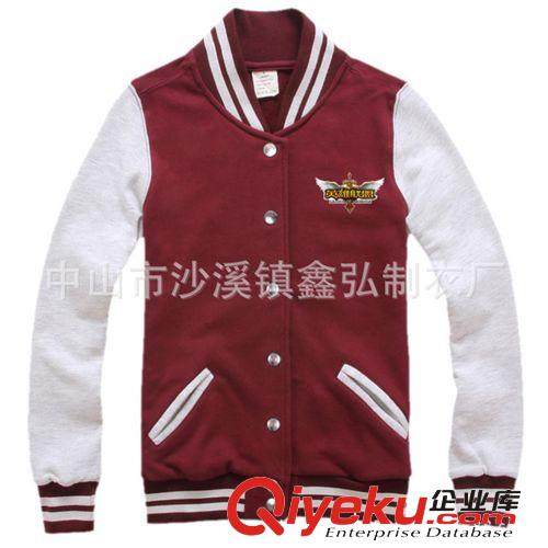 男式卫衣 厂家订做男士秋装棒球服 单排扣运动棒球服  可来图来版定做