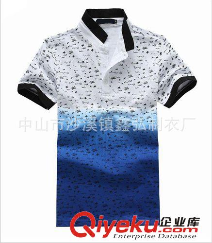 男式Polo衫 厂家定做速干polo衫定做 男短袖polo衫热升华 热转印运动t恤订做