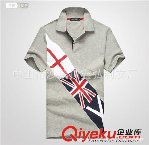 男式Polo衫 【厂家直销】广告Polo衫 半短袖外贸纯棉翻领t恤 男式Polo衫定做