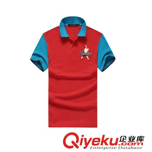 阿里客户加工定做样品 男士运动休闲翻领polo衫棒球服色块夏装短袖纯棉防晒宽松POLO衫衣