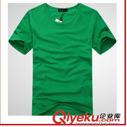 阿里客户加工定做样品 夏装新款纯色圆领短袖t恤半袖莱卡棉纯色打底衫