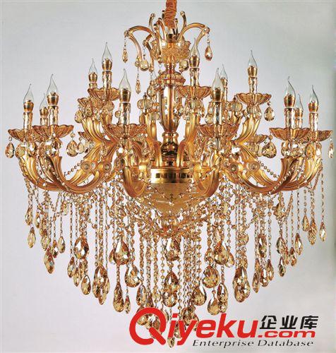 水晶吊灯 金玉福品牌灯饰 客厅 餐厅 卧室水晶吊灯 现代欧式水晶蜡烛灯9147