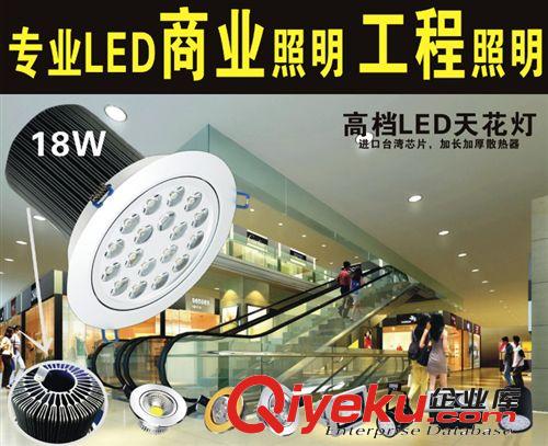 LED天花灯 21W工程珠宝玉器金店led射灯店铺柜台led天花灯24W超亮雷士射灯