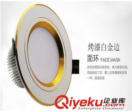 天花灯 【盛意照明】新款LED天花灯筒灯 圆形天花灯3W5W7W9W12W厂家批发