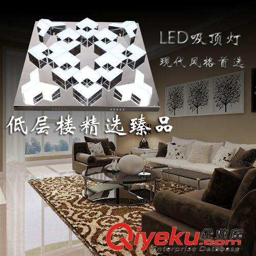 LED吸顶灯 优源灯饰 厂家直销现代简约客厅灯led吸顶灯长方形卧室吸顶灯具
