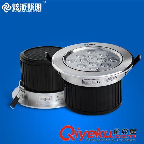 LED天花射灯 超亮12*3/36w 带风扇 led射灯柜台珠宝店铺专用天花灯全套嵌入式