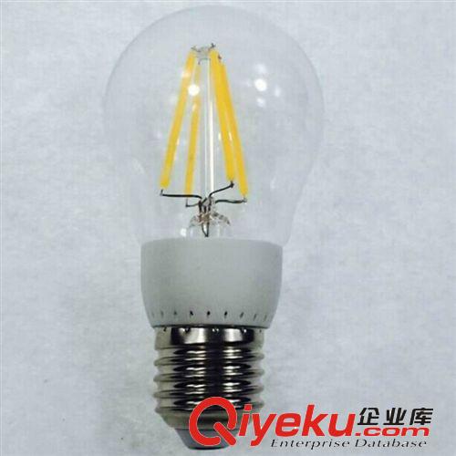 LED球泡灯 供应新款家用节能超亮4W 6W LED灯丝泡 出口LED球泡灯厂家批发