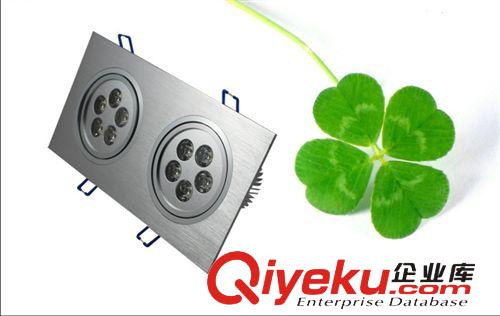 天花灯 厂家直销LED 3W单头双头三头方形天花灯格栅射灯豆胆灯