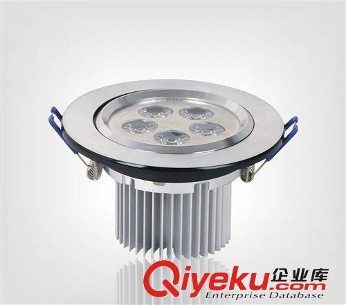 LED筒灯 筒灯限时特价启航商业照明5W及以下带光源300101LED铝材筒灯5*1W