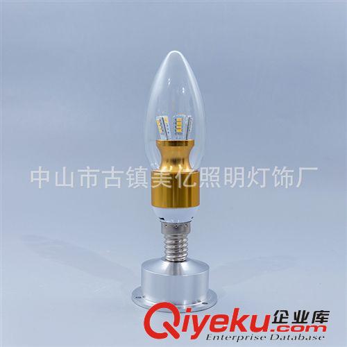 LED蜡烛灯 360度三叉泡广角发光蜡烛灯 LED蜡烛灯 5W尖泡灯拉尾泡灯10