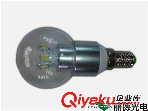 LED球泡拉泡尖泡 热销推荐 LED 3W三叉车铝球泡  E14球泡  LY-QP-A015