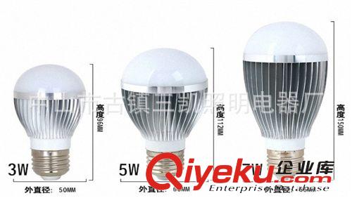 成品球泡系列 成品【3W】LED球泡灯3w/5w/7w/9w/12w/led灯泡/E27E14螺口节能