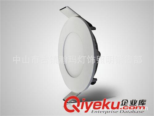 LED面板灯 LED面板灯 圆形 6W 2835灯珠 led PANE 外贸厂家直销超薄平板灯