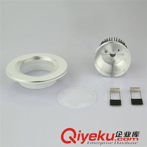 3.0厚分体筒灯 3WLED筒灯天花灯外壳套件 中山厂家批发2.5寸LED筒灯外壳套件