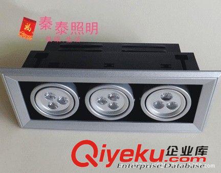 LED豆胆灯〈单 双 三〉头 LED大功率3头3*1W斗胆灯本公司以信誉求发展以质量求生存质保3年