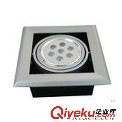格栅灯 【商家推荐】大功率7*1W豆胆灯 7WLED天花格栅灯 7WLED格栅灯