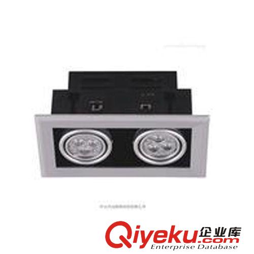 格栅灯 【交货及时】2*3*1W双头LED豆胆灯 6W双头LED豆胆灯 6W双头格栅灯