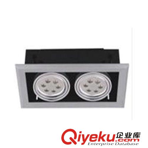 格栅灯 【商家推荐】10W双头LED格栅灯 2*5*1WLED豆胆灯 10WLED豆胆灯