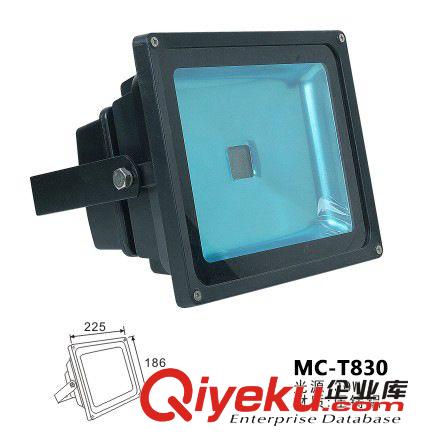 led投光灯 厂家供应30w 足瓦/0.75w/0.5w集成 led投光灯外壳